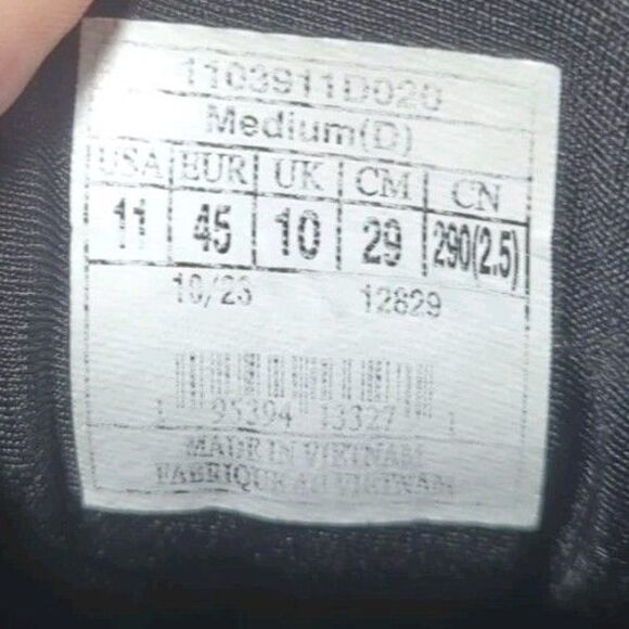 Brooks Adrenaline GTS 23 Shoes Mens Sz 11 Triple Black Running Athletic Sneakers - Picture 8 of 13